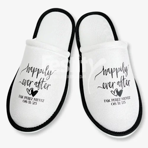 Pantufla 1 tinta para Aniversario Fam Perez