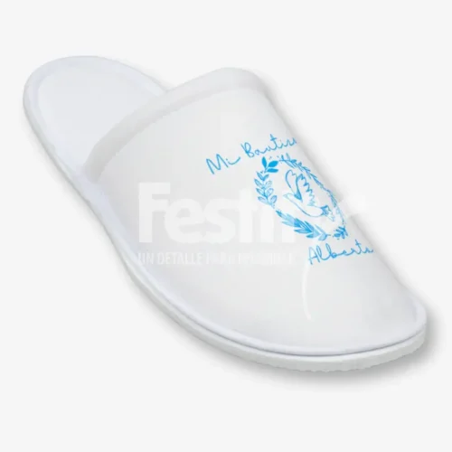 Pantufla 1 tinta para Bautizo Alberto