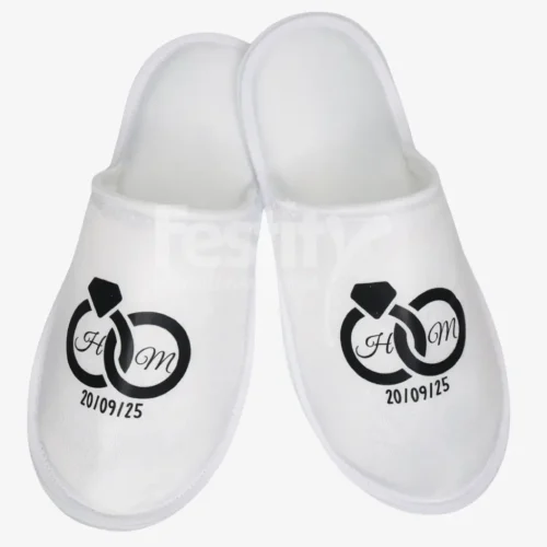 Pantufla 1 tinta para Boda HM