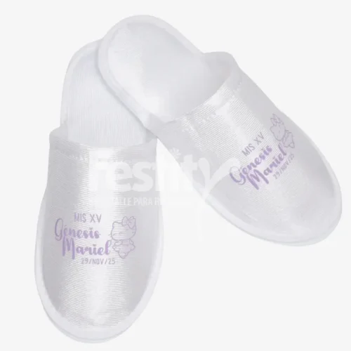 Pantufla 1 tinta XV Genesis Mariel