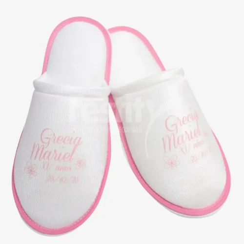 Pantufla 1 tinta XV Grecia Mariel