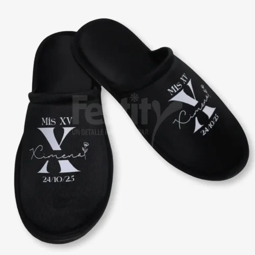 Pantufla 1 tinta XV Ximena